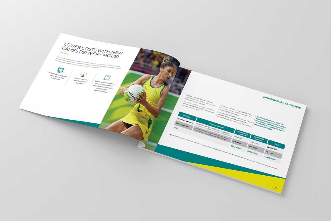 Commonwealth Games Australia pitch document venue map