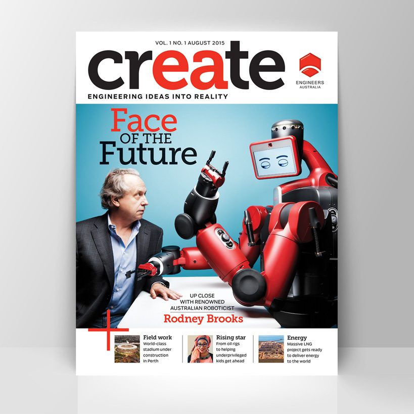 Create magazine cover, Engineers Australia