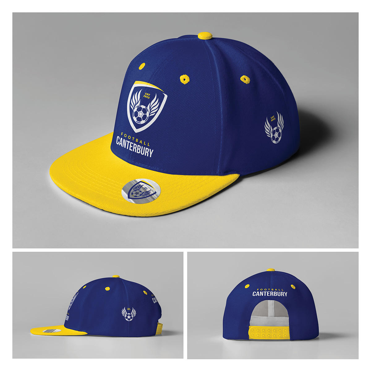 Football Canterbury cap mockup