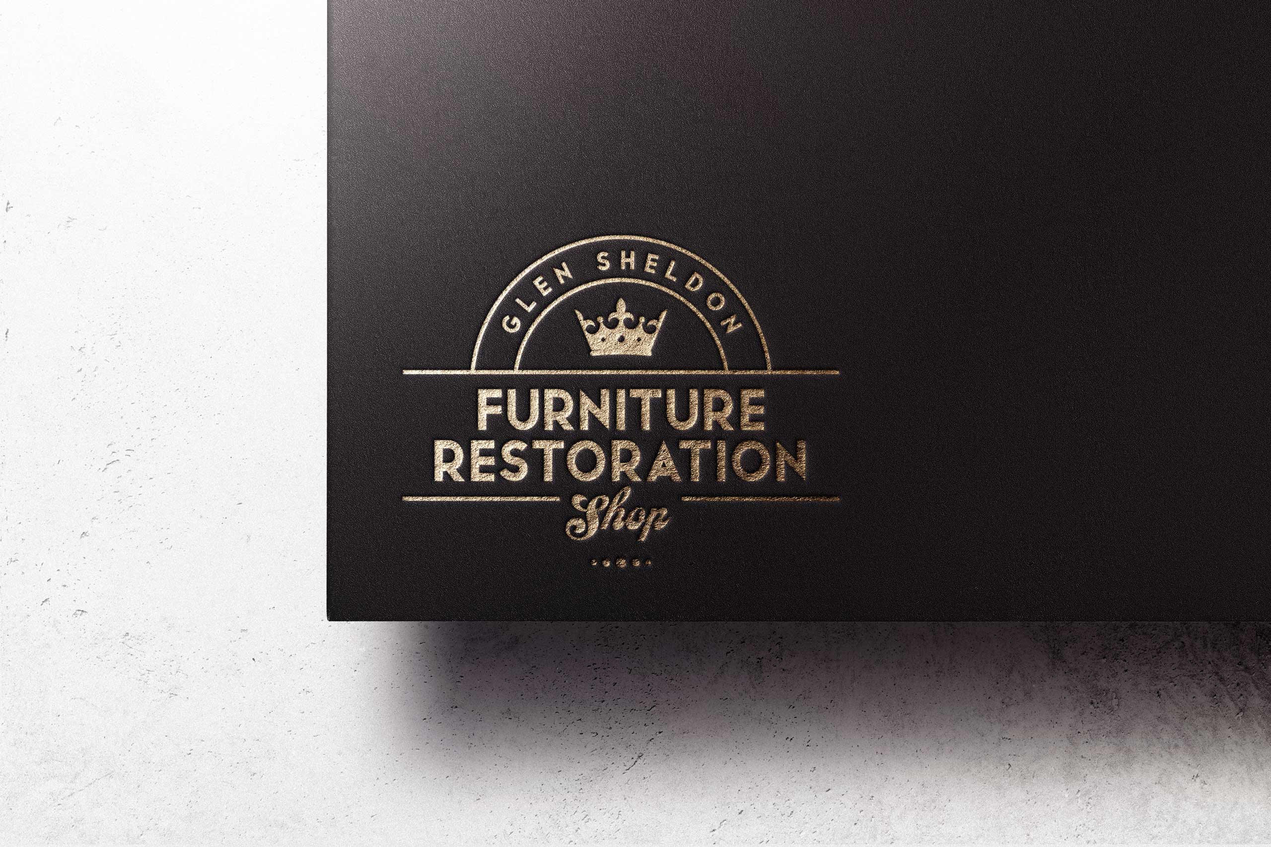 Glen Sheldon Furniture Restoration brand identity