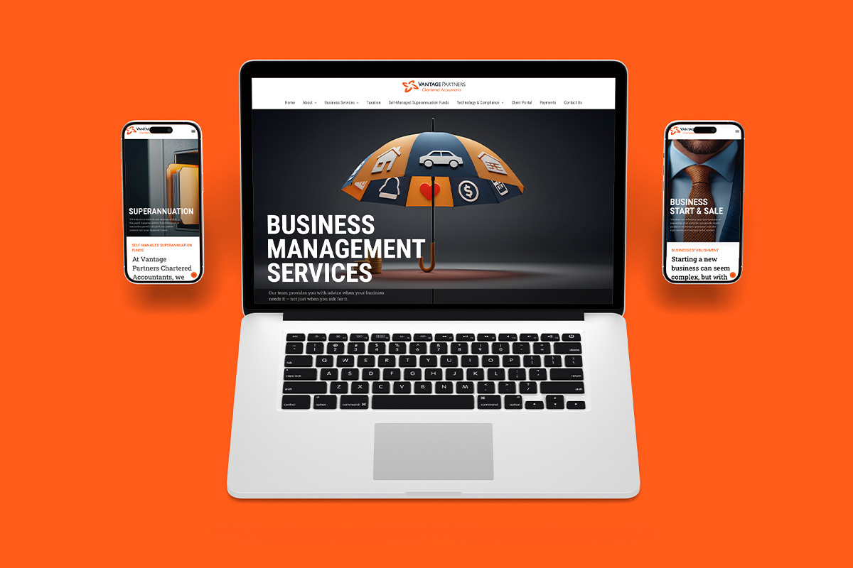 Vantage Partners website design