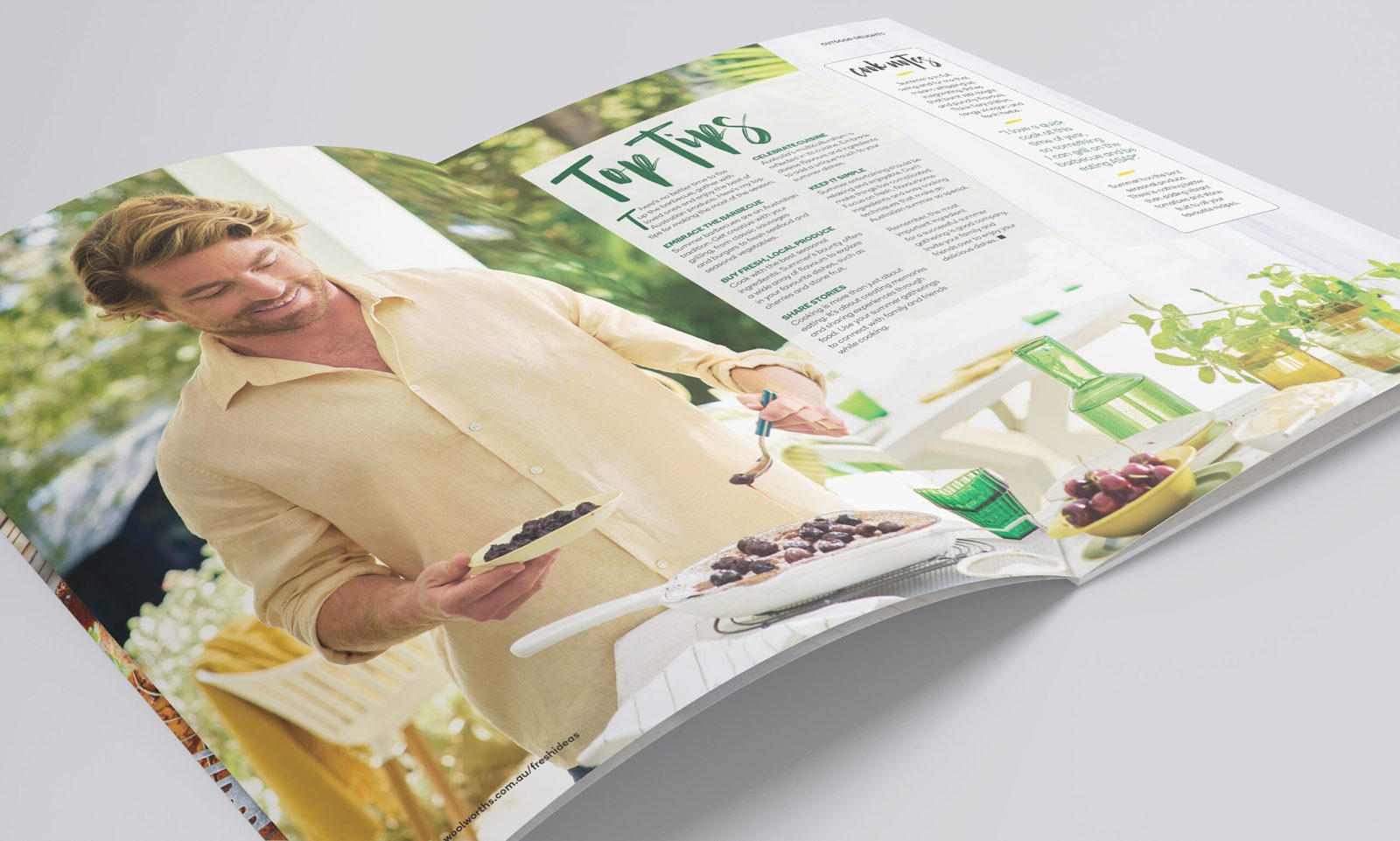 Woolworths Fresh magazine editorial feature